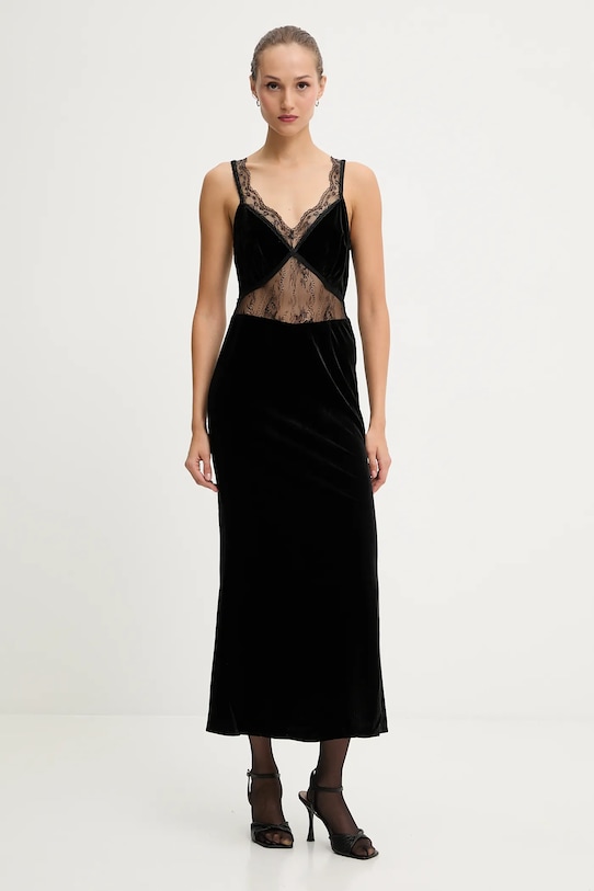 Бархатное платье Never Fully Dressed, черный
Бархатное платье Never Fully Dressed, черный