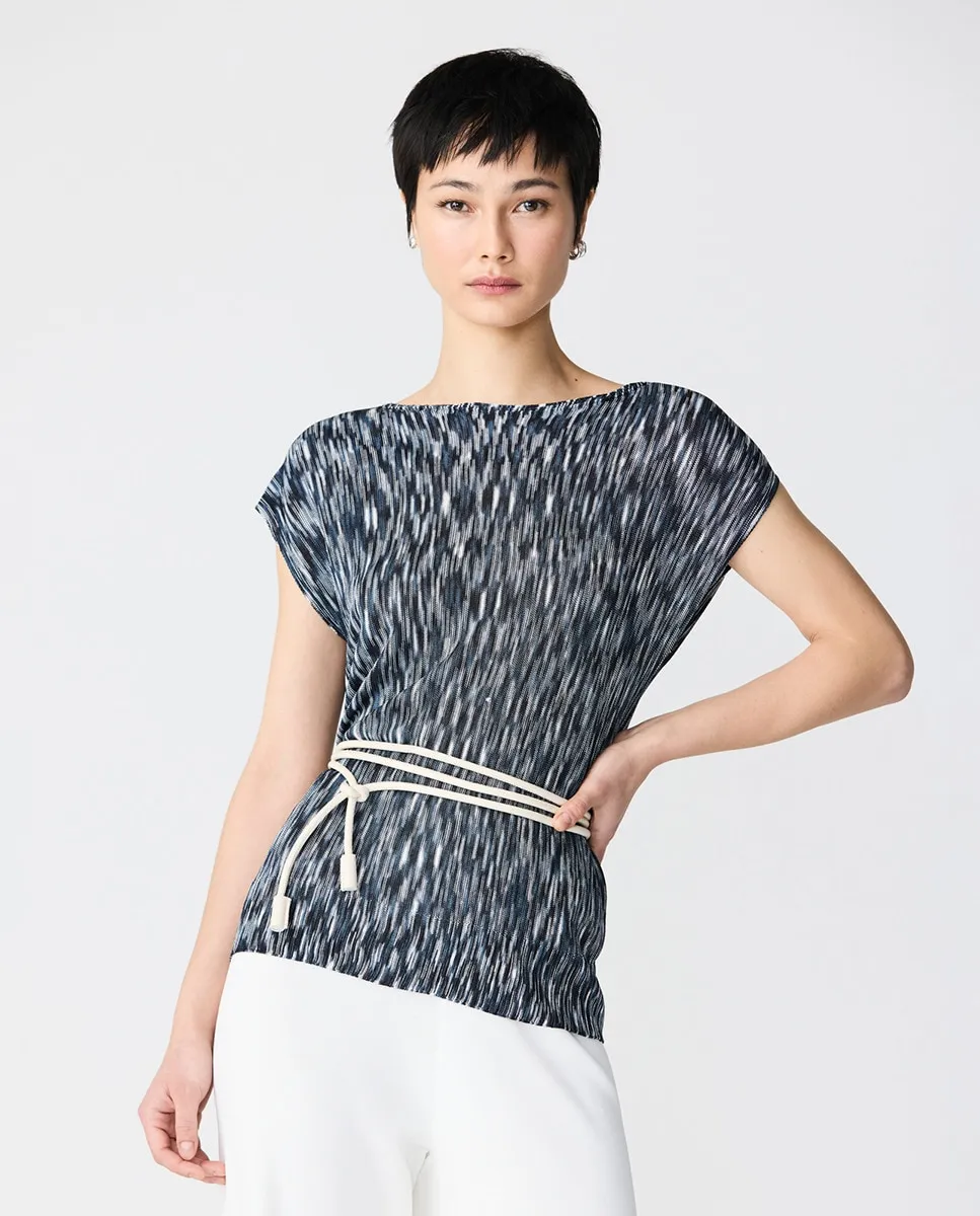 Женский бесшовный полосатый свитер Escorpion, белый
Женский бесшовный полосатый свитер Escorpion, белый