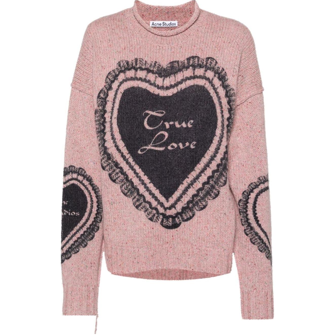 Футболка с принтом в виде сердца, объемная вязка Acne Studios, темно-розовый
Футболка с принтом в виде сердца, объемная вязка Acne Studios, темно-розовый