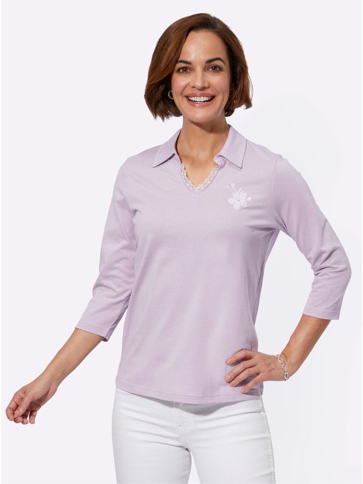 Сиреневая рубашка-поло WITT WEIDEN
Сиреневая рубашка-поло WITT WEIDEN