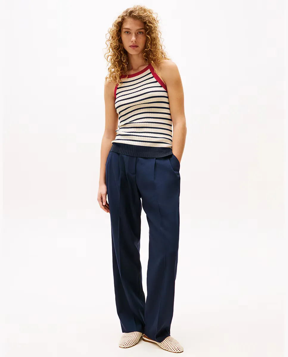 TH X SRG Женские широкие брюки Tommy Hilfiger, тёмно-синий
TH X SRG Женские широкие брюки Tommy Hilfiger, тёмно-синий