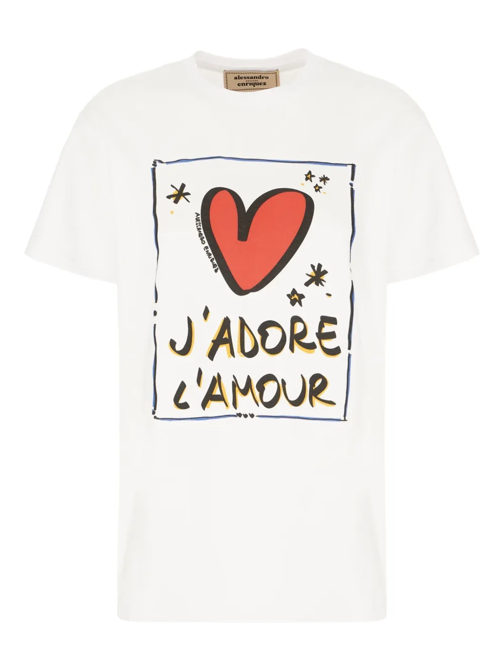 Футболка с графическим принтом в виде сердца alessandro enriquez, белый
Футболка с графическим принтом в виде сердца alessandro enriquez, белый
