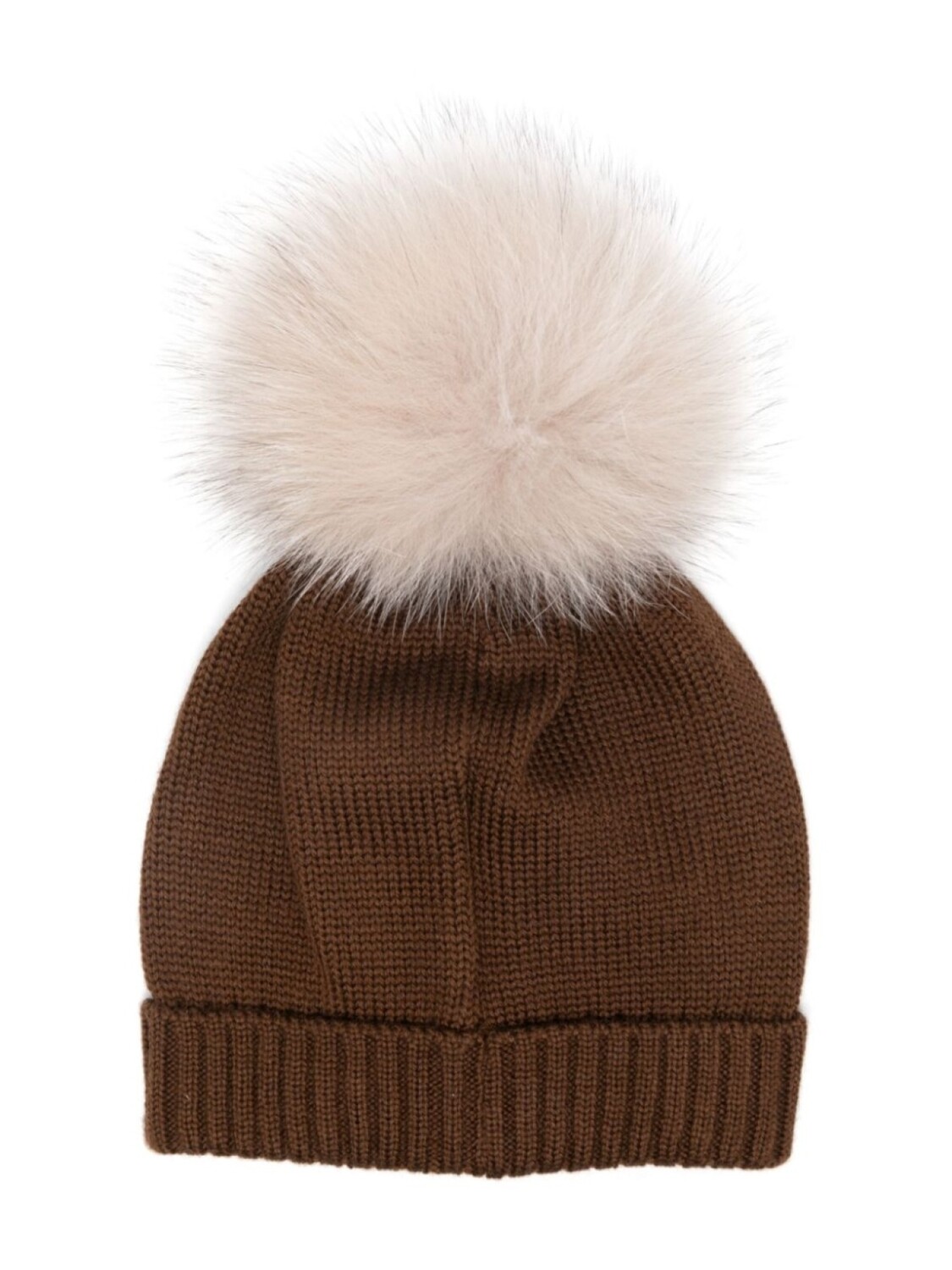 Шапка бини с помпоном Colorichiari, коричневый
Шапка бини с помпоном Colorichiari, коричневый