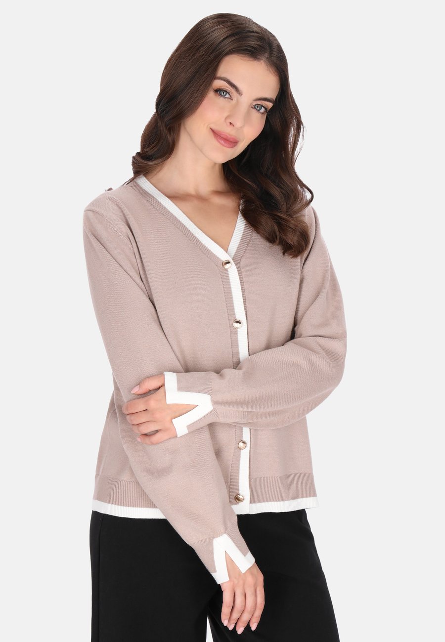 Кардиган usha Cardigan, Taupe Offwhite/Taupe
Кардиган usha Cardigan, Taupe Offwhite/Taupe