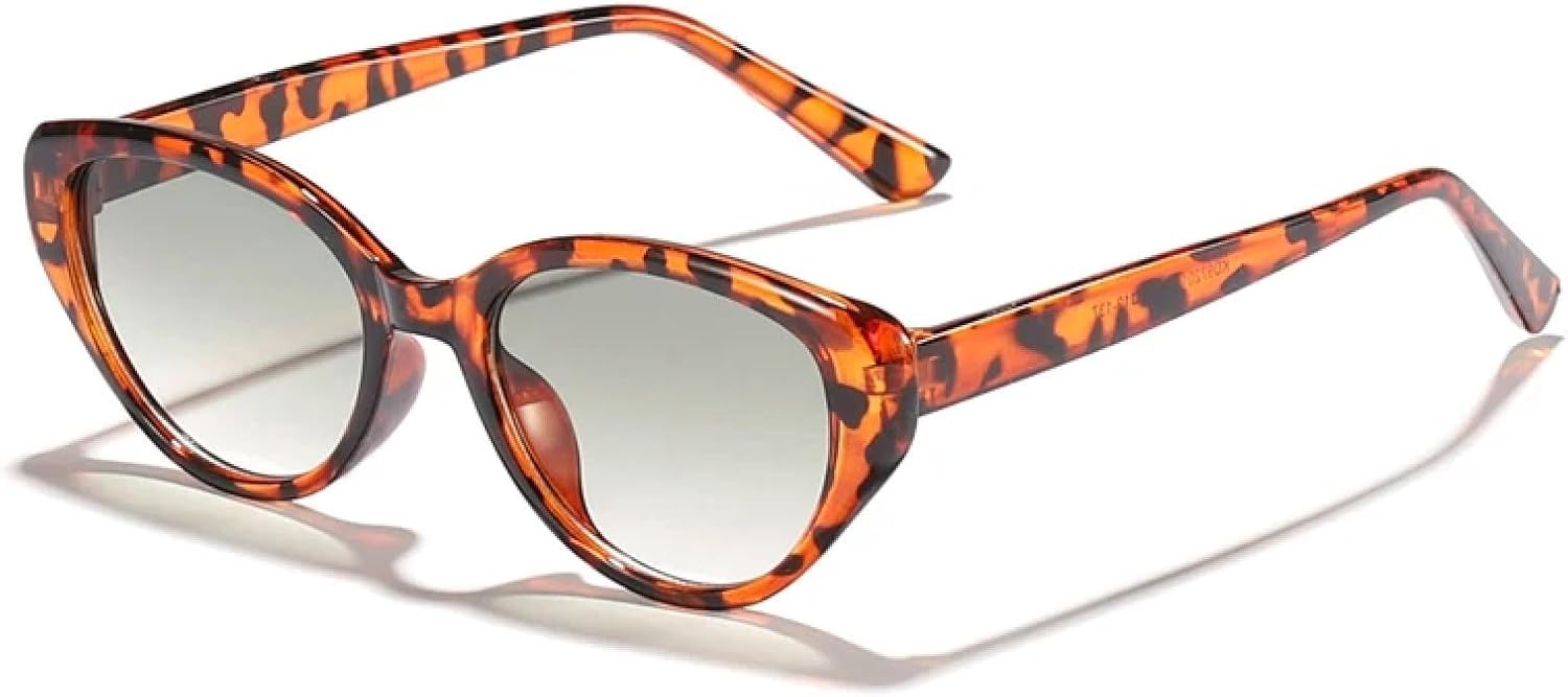 Солнцезащитные очки с защитой от УФ-излучения UV400 | «Кошачий глаз», маленькая оправа, градиентные линзы | Для женщин и мужчин, для занятий спортом на открытом воздухе и вождения DSVIGF, Leopard-green
Солнцезащитные очки с защитой от УФ-излучения UV400 | «Кошачий глаз», маленькая оправа, градиентные линзы | Для женщин и мужчин, для занятий спортом на открытом воздухе и вождения DSVIGF, Leopard-green