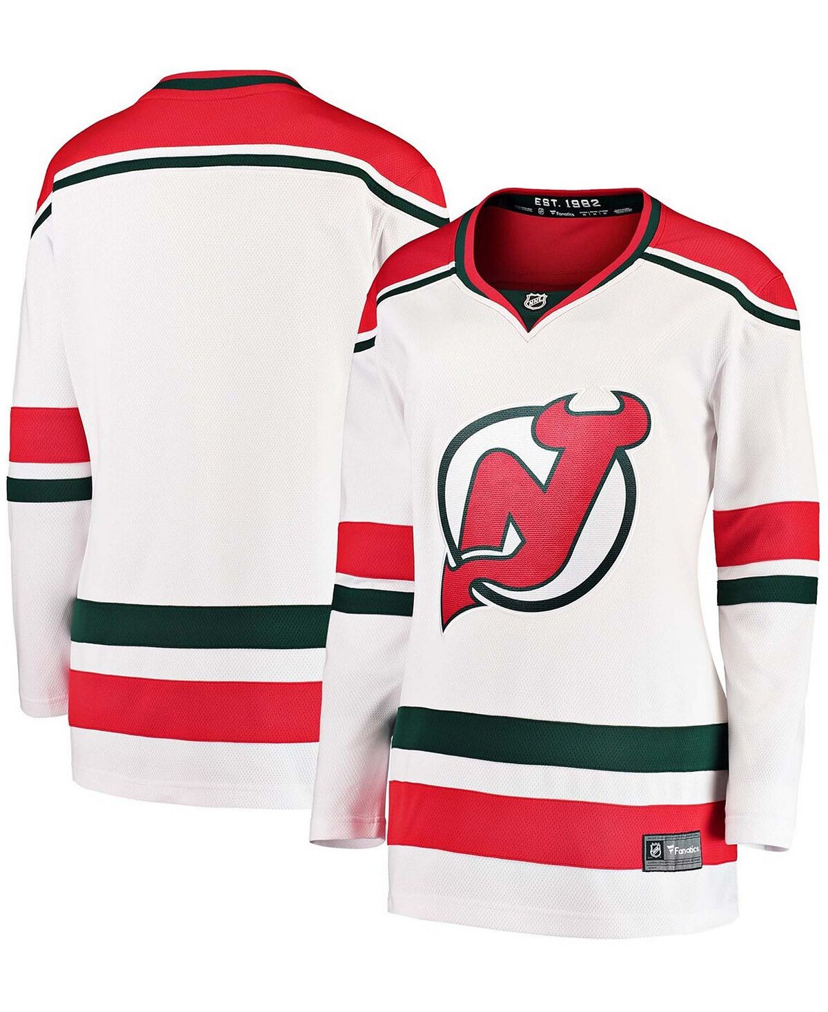 Женская фирменная белая футболка New Jersey Devils 2022/23 Heritage Premier Breakaway Premier Fanatics, белый
Женская фирменная белая футболка New Jersey Devils 2022/23 Heritage Premier Breakaway Premier Fanatics, белый