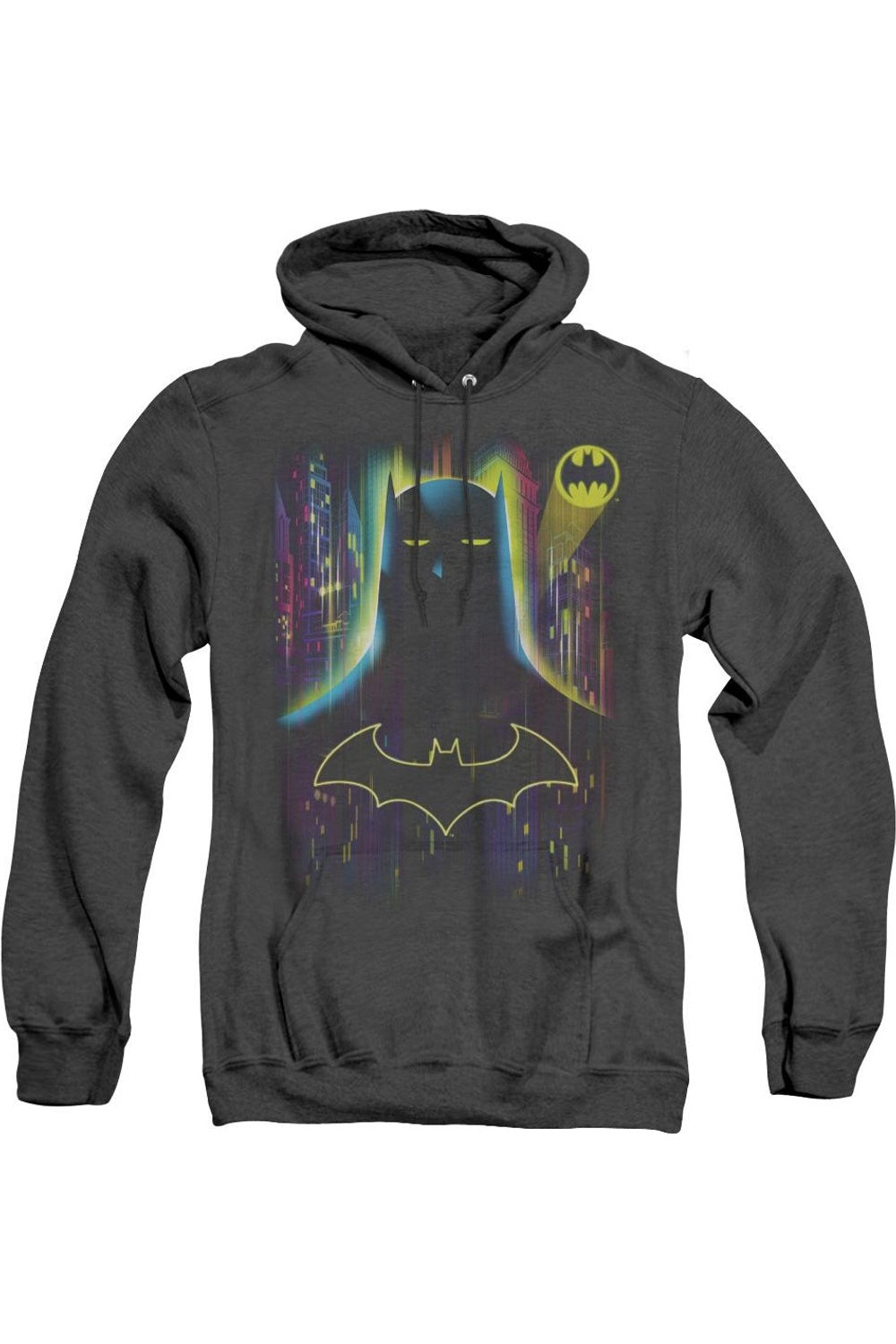 Batman Knight Lights Adult Heather Hoodie / Толстовка с капюшоном Gildan, черный
Batman Knight Lights Adult Heather Hoodie / Толстовка с капюшоном Gildan, черный