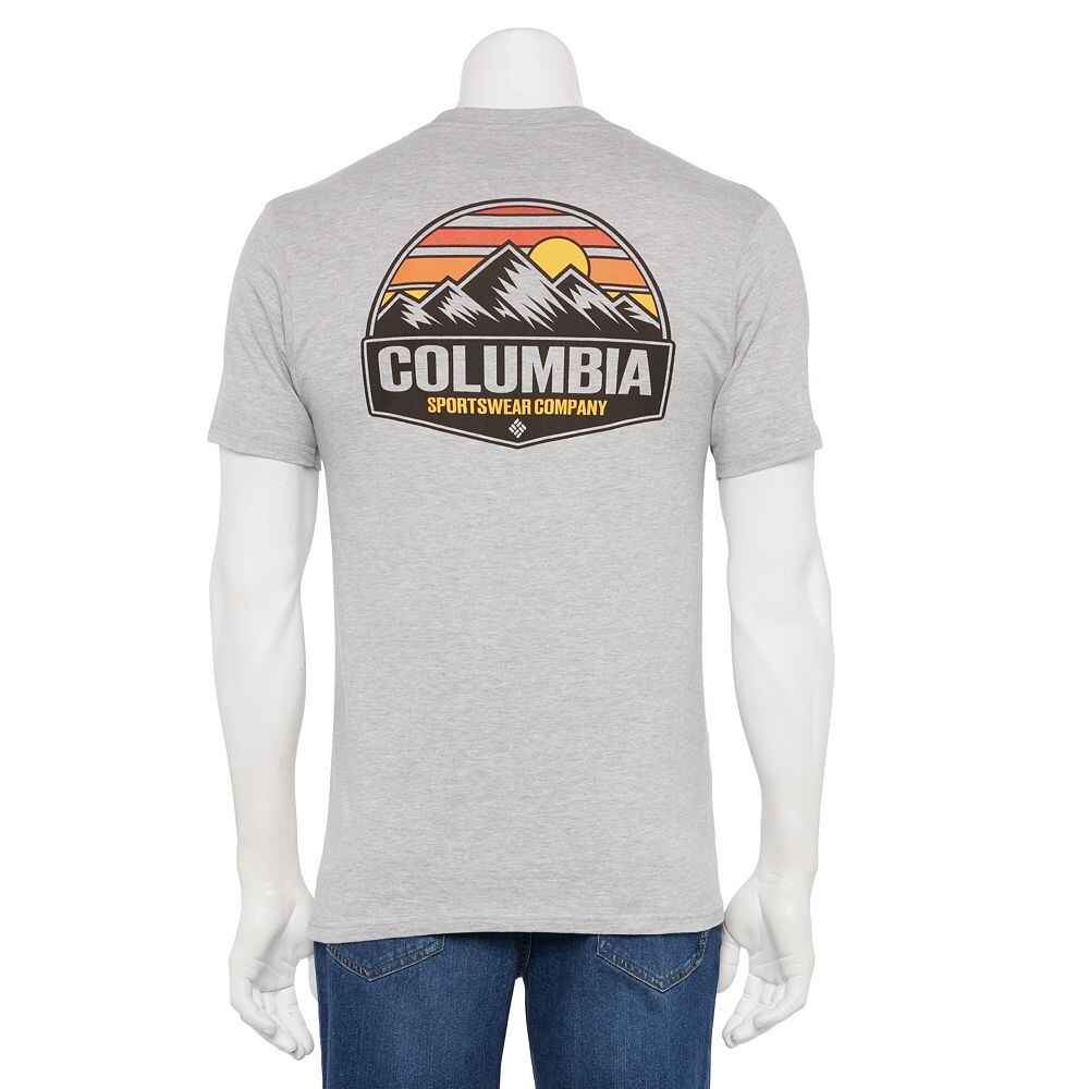 Мужская футболка Columbia с коротким рукавом и графическим рисунком сзади, цвет Gray Heather
Мужская футболка Columbia с коротким рукавом и графическим рисунком сзади, цвет Gray Heather