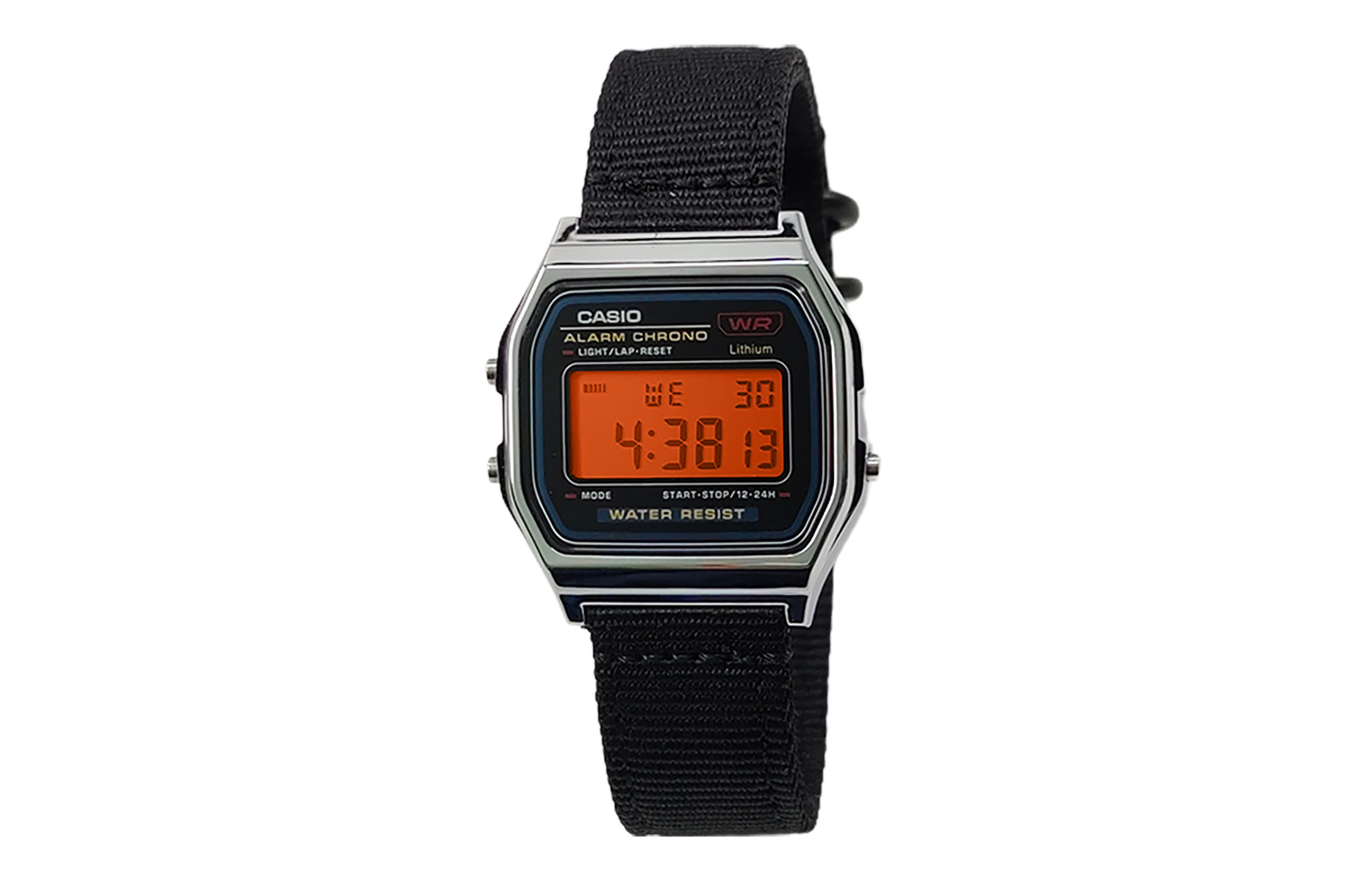 CASIO Мужские часы Retrofit Series с кварцевым механизмом и нейлоновым ремешком, черный циферблат
CASIO Мужские часы Retrofit Series с кварцевым механизмом и нейлоновым ремешком, черный циферблат
