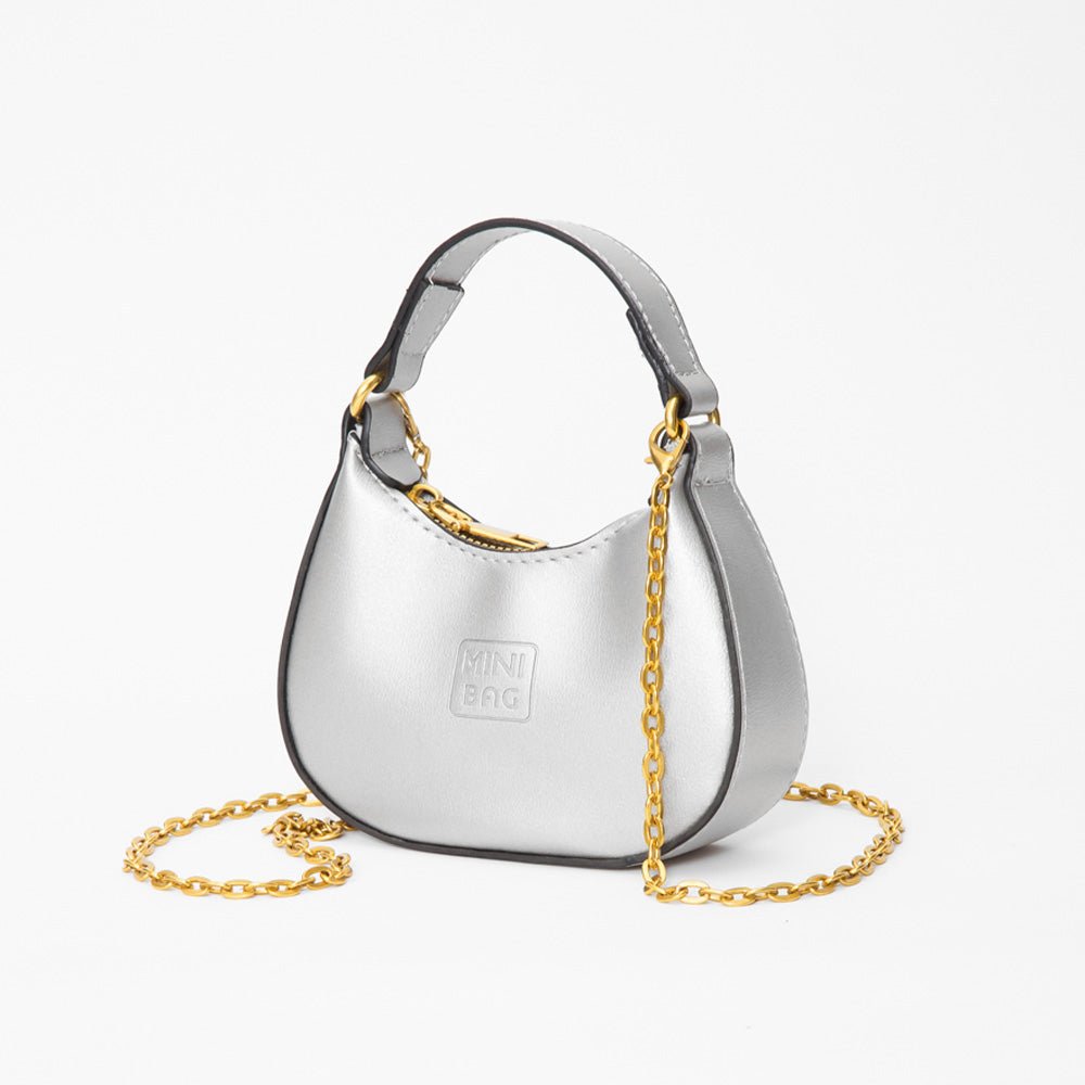 Искусственная кожа Мини-хобо Сумка через плечо FASHNZFAB, серебряный
Искусственная кожа Мини-хобо Сумка через плечо FASHNZFAB, серебряный