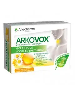 Arkopharma Arkovox Honey Lemon 24 сладости для облегчения голоса и горла
Arkopharma Arkovox Honey Lemon 24 сладости для облегчения голоса и горла