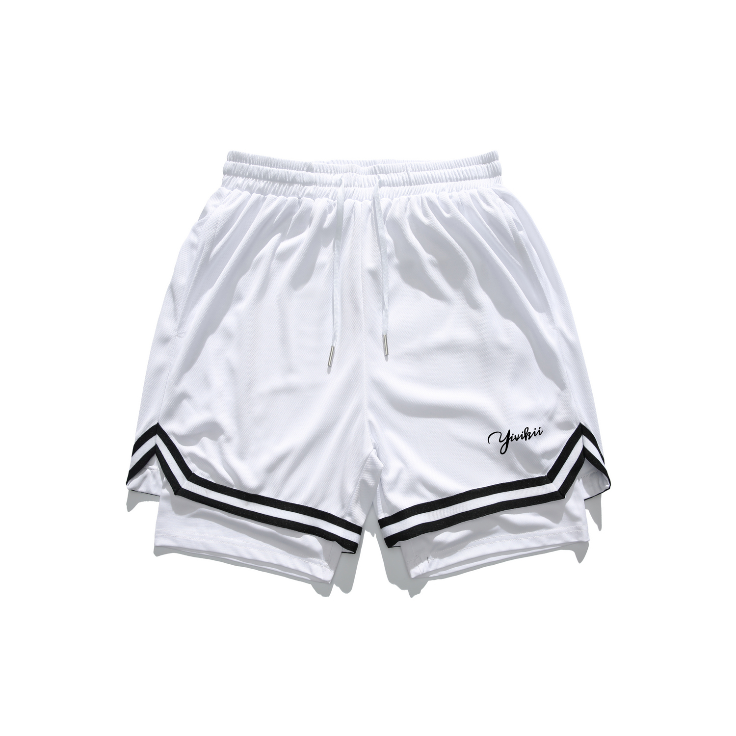 Спортивные шорты унисекс YIVIKII, белый
Спортивные шорты унисекс YIVIKII, белый