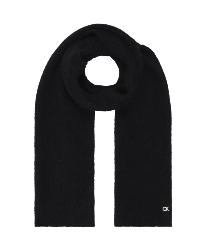 Роскошный шерстяной шарф Calvin Klein, черный
Роскошный шерстяной шарф Calvin Klein, черный