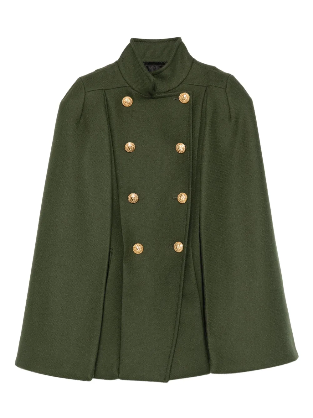 Кейп из смесовой шерсти Balmain Kids, зеленый
Кейп из смесовой шерсти Balmain Kids, зеленый