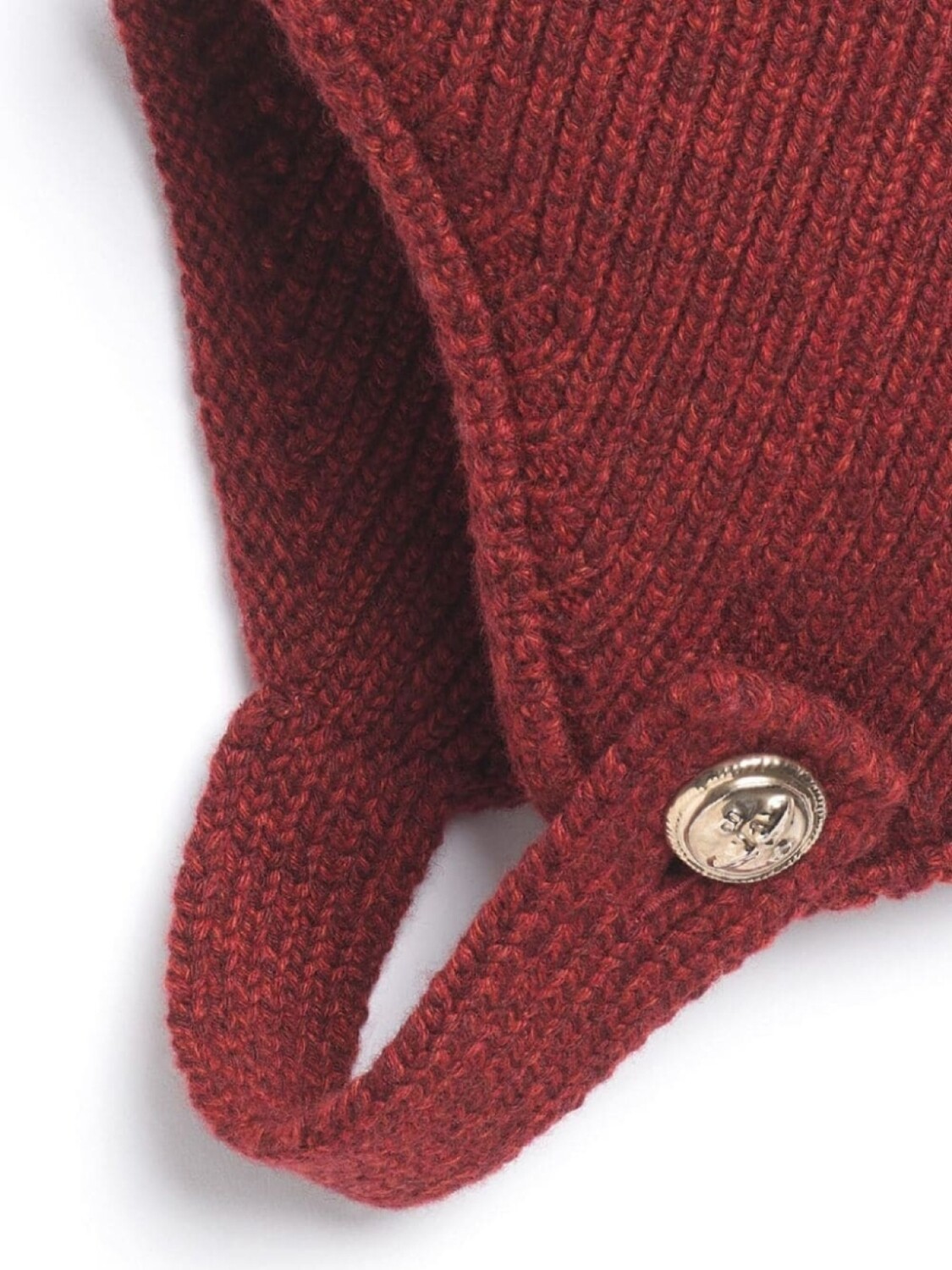 Barrie шапка бини в рубчик с ремешком, красный
Barrie шапка бини в рубчик с ремешком, красный