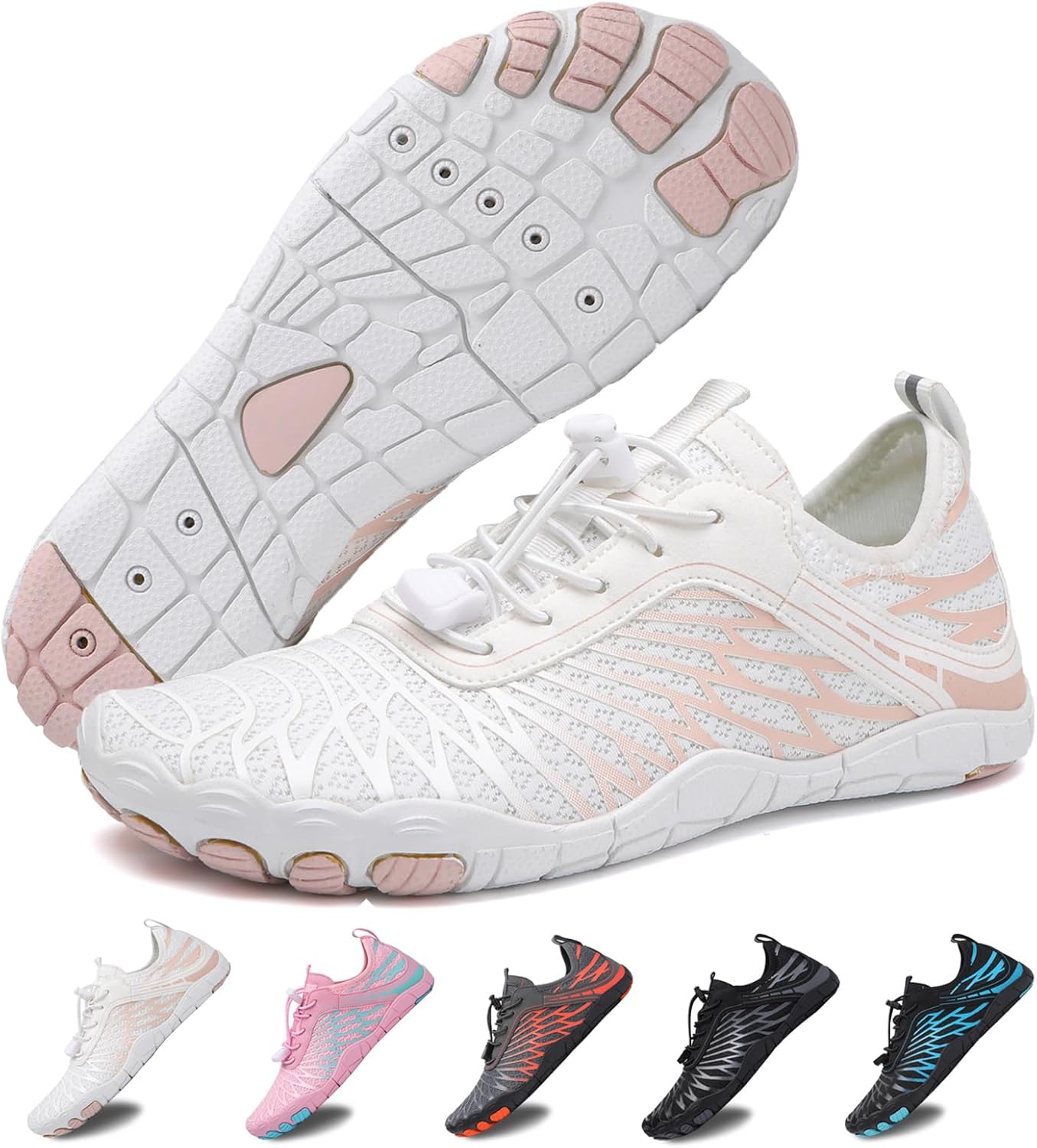 Кроссовки для ходьбы для женщин и мужчин Feedmoo, белый/розовый
Кроссовки для ходьбы для женщин и мужчин Feedmoo, белый/розовый