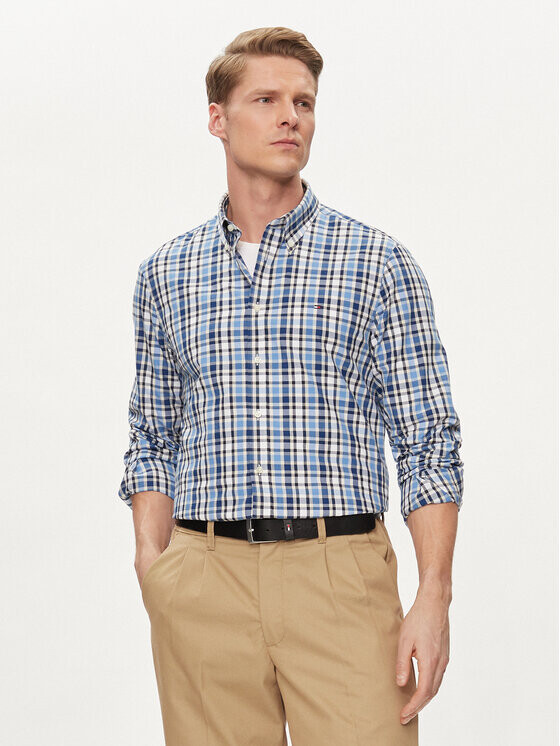Рубашка узкого кроя Tommy Hilfiger, синий
Рубашка узкого кроя Tommy Hilfiger, синий