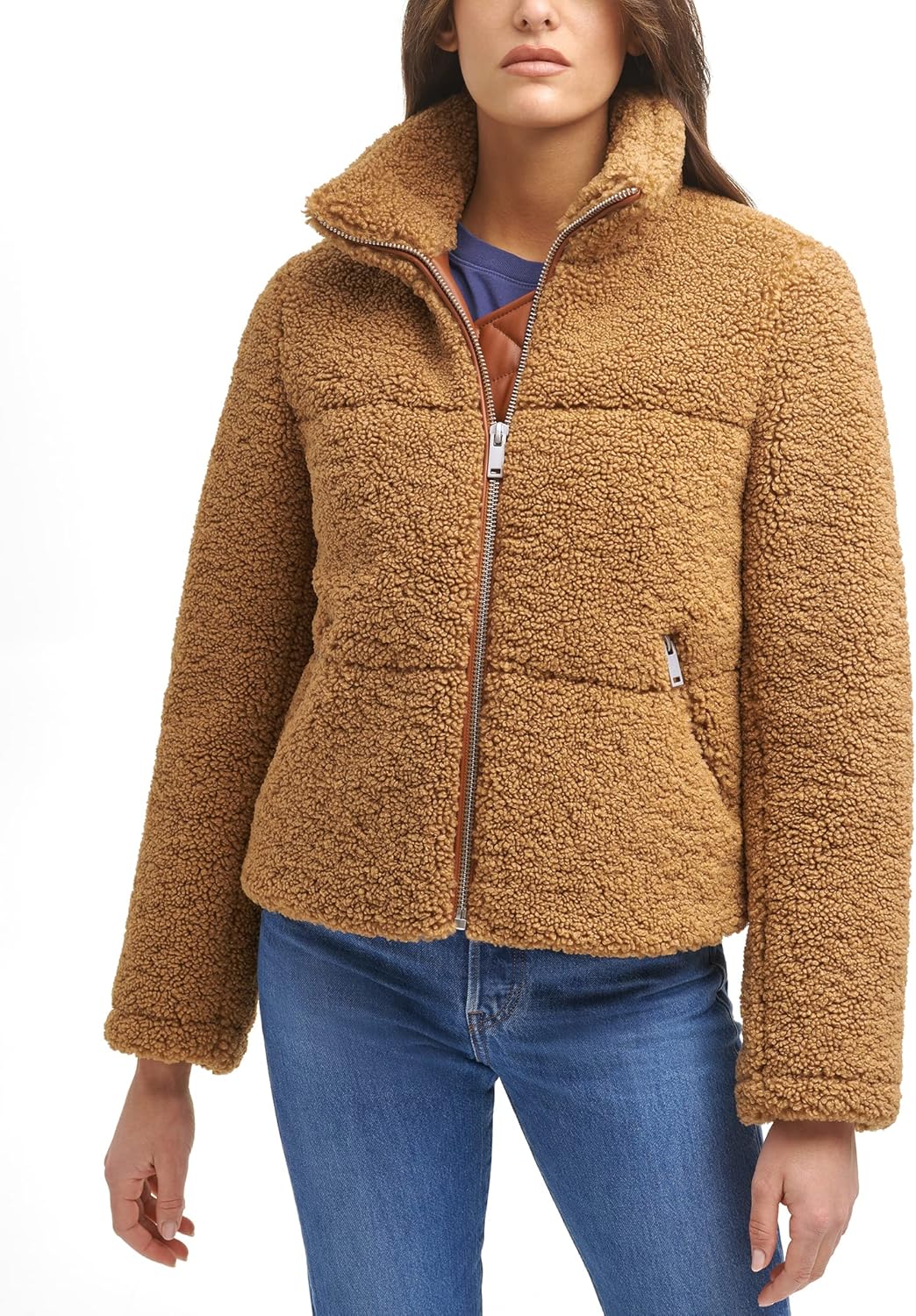 Levi's Женская пуховик Breanna с искусственным мехом, Chestnut Sherpa
Levi's Женская пуховик Breanna с искусственным мехом, Chestnut Sherpa