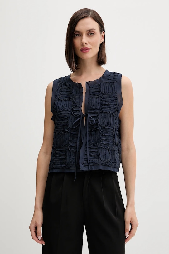 Хлопковый жилет Pedro Del Hierro, темно-синий
Хлопковый жилет Pedro Del Hierro, темно-синий