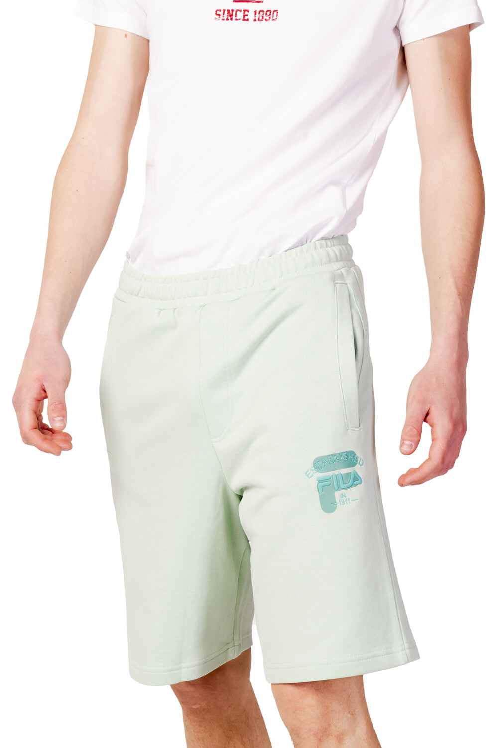 Шорты Fila хлопковые, светло-зеленый
Шорты Fila хлопковые, светло-зеленый