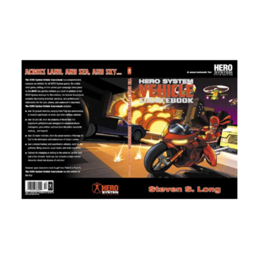 Vehicle Sourcebook, Hero System (5th Edition), мягкая обложка
Vehicle Sourcebook, Hero System (5th Edition), мягкая обложка