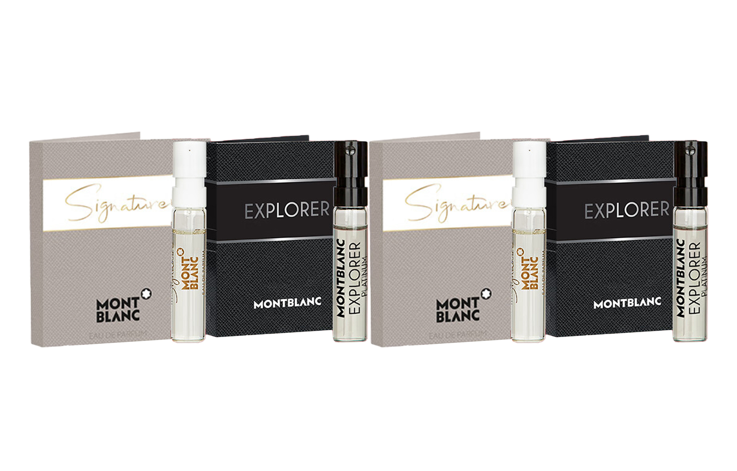 Набор пробников духов четыре штуки мини тест бокс, eau de parfum 2мл*2+2мл*2 MONTBLANC
Набор пробников духов четыре штуки мини тест бокс, eau de parfum 2мл*2+2мл*2 MONTBLANC