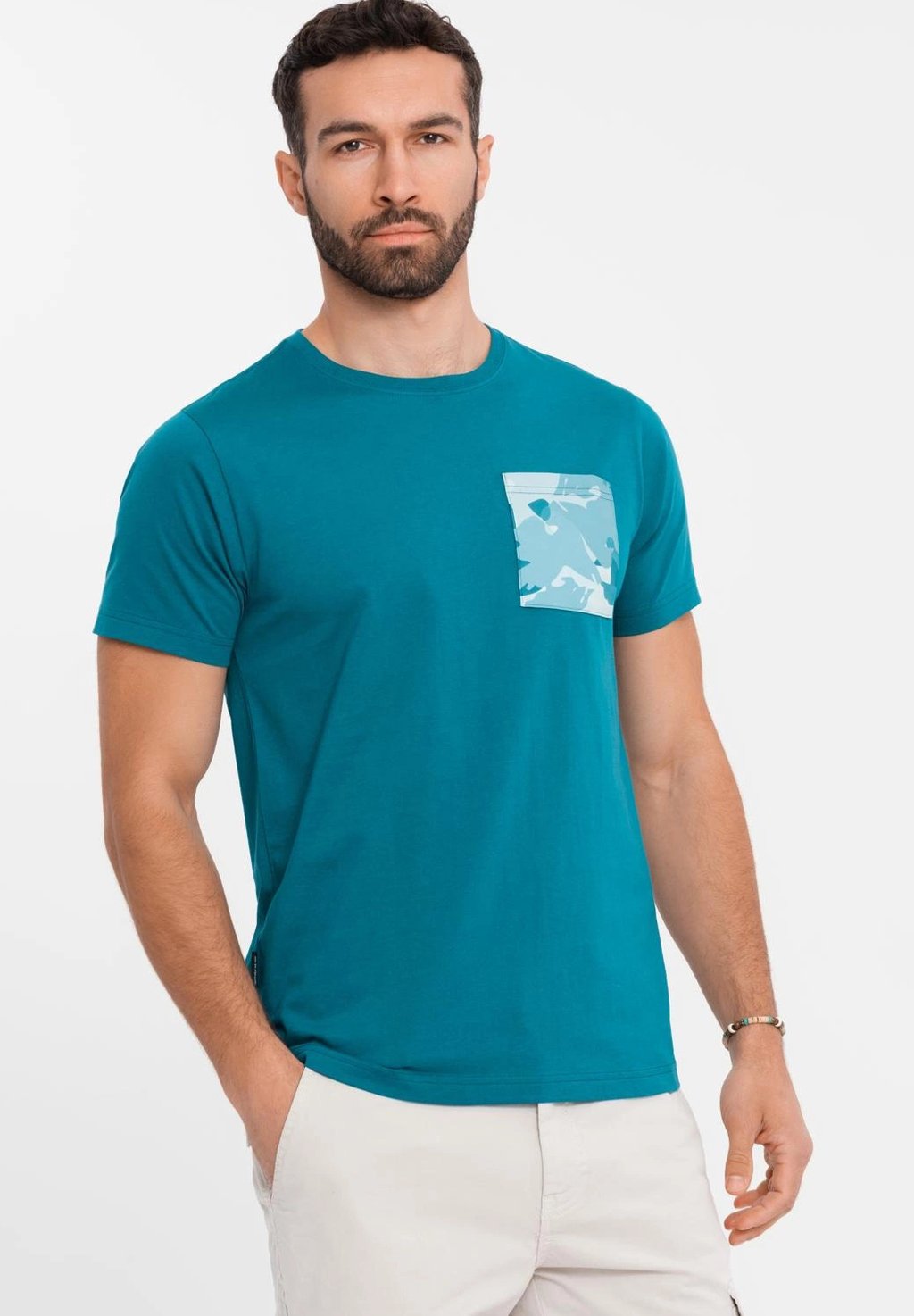 Футболка с принтом Ombre, бирюзовый
Футболка с принтом Ombre, бирюзовый