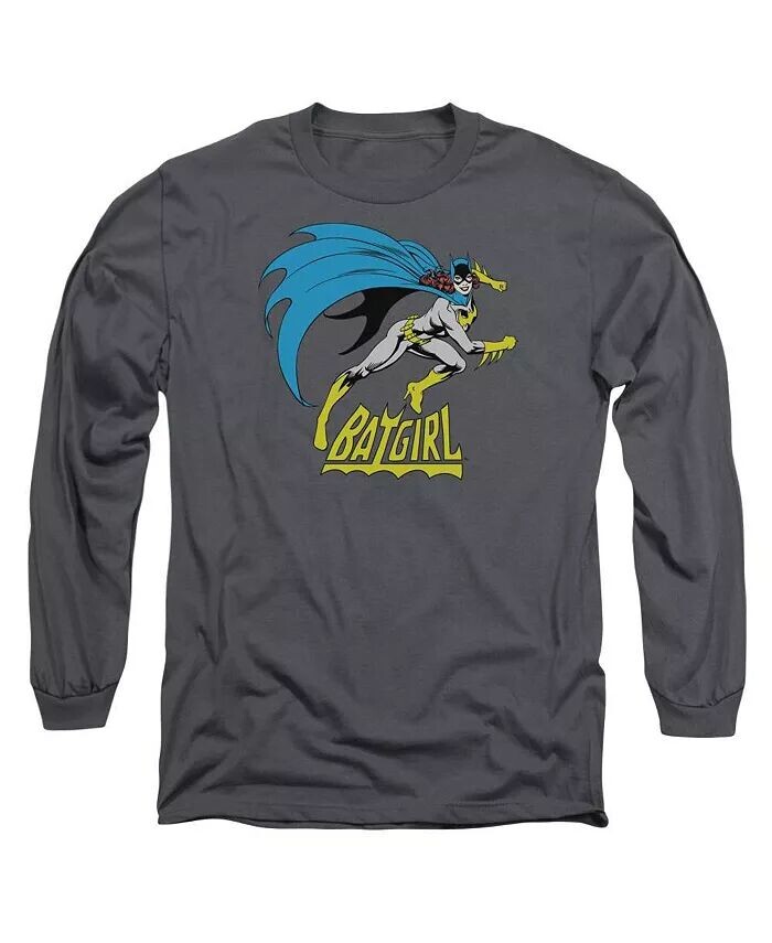 Мужская футболка с длинным рукавом для взрослых DC Comics Batgirl Batgirl Is Hot DC Batgirl, серый 
Мужская футболка с длинным рукавом для взрослых DC Comics Batgirl Batgirl Is Hot DC Batgirl, серый