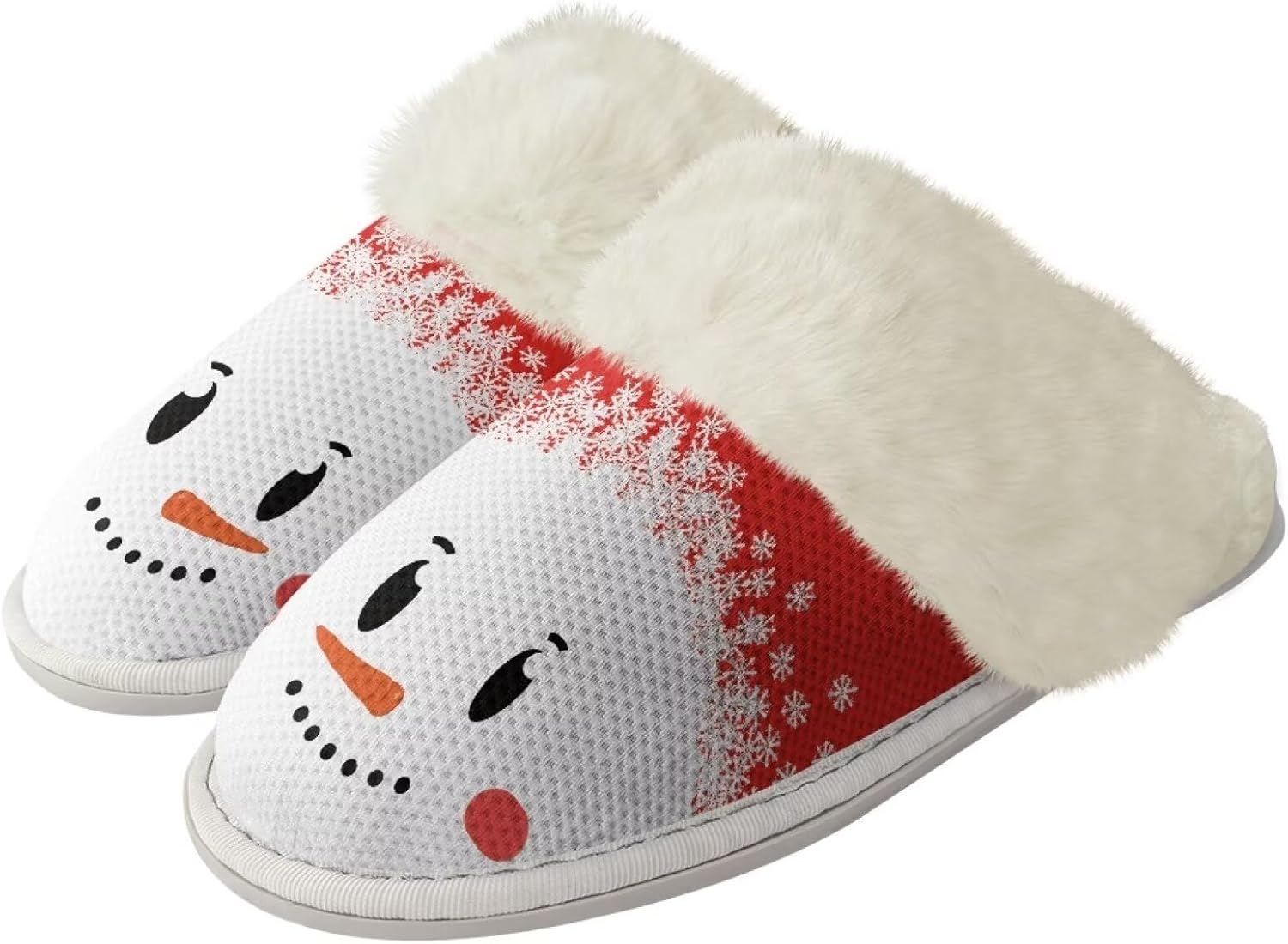 Тапочки Srengjodk для женщин и мужчин, хлопковые фланелевые тапочки с меховой отделкой, домашние тапочки для него и для нее, размер 36-47, Snowman Print Design
Тапочки Srengjodk для женщин и мужчин, хлопковые фланелевые тапочки с меховой отделкой, домашние тапочки для него и для нее, размер 36-47, Snowman Print Design