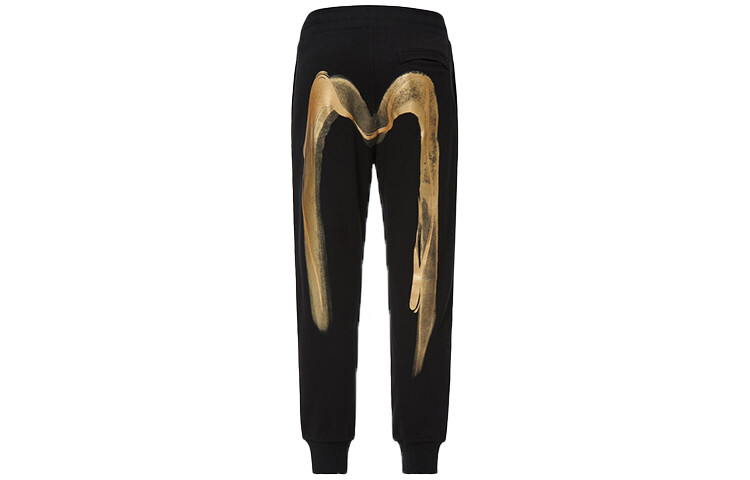 Трикотажные спортивные штаны мужские черные Evisu, черный
Трикотажные спортивные штаны мужские черные Evisu, черный