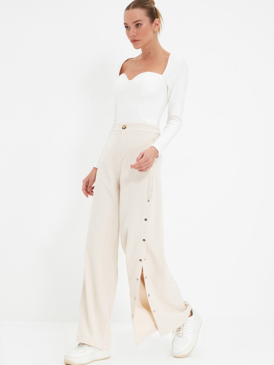 Широкие брюки Trendyol, светло-бежевый
Широкие брюки Trendyol, светло-бежевый