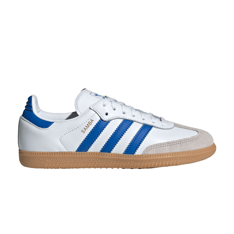 Кроссовки adidas Samba OG J 'White Blue Gum', белый
Кроссовки adidas Samba OG J 'White Blue Gum', белый