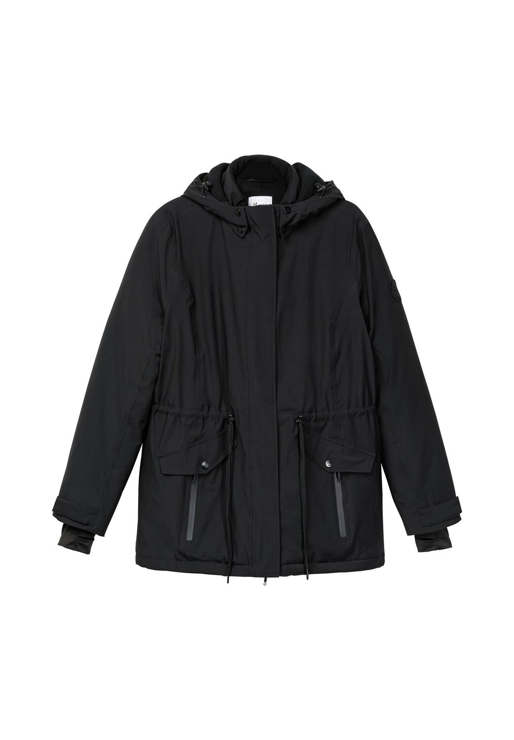 Уличная куртка с флисовой подкладкой, водонепроницаемая и ветрозащитная sheego, черный
Уличная куртка с флисовой подкладкой, водонепроницаемая и ветрозащитная sheego, черный