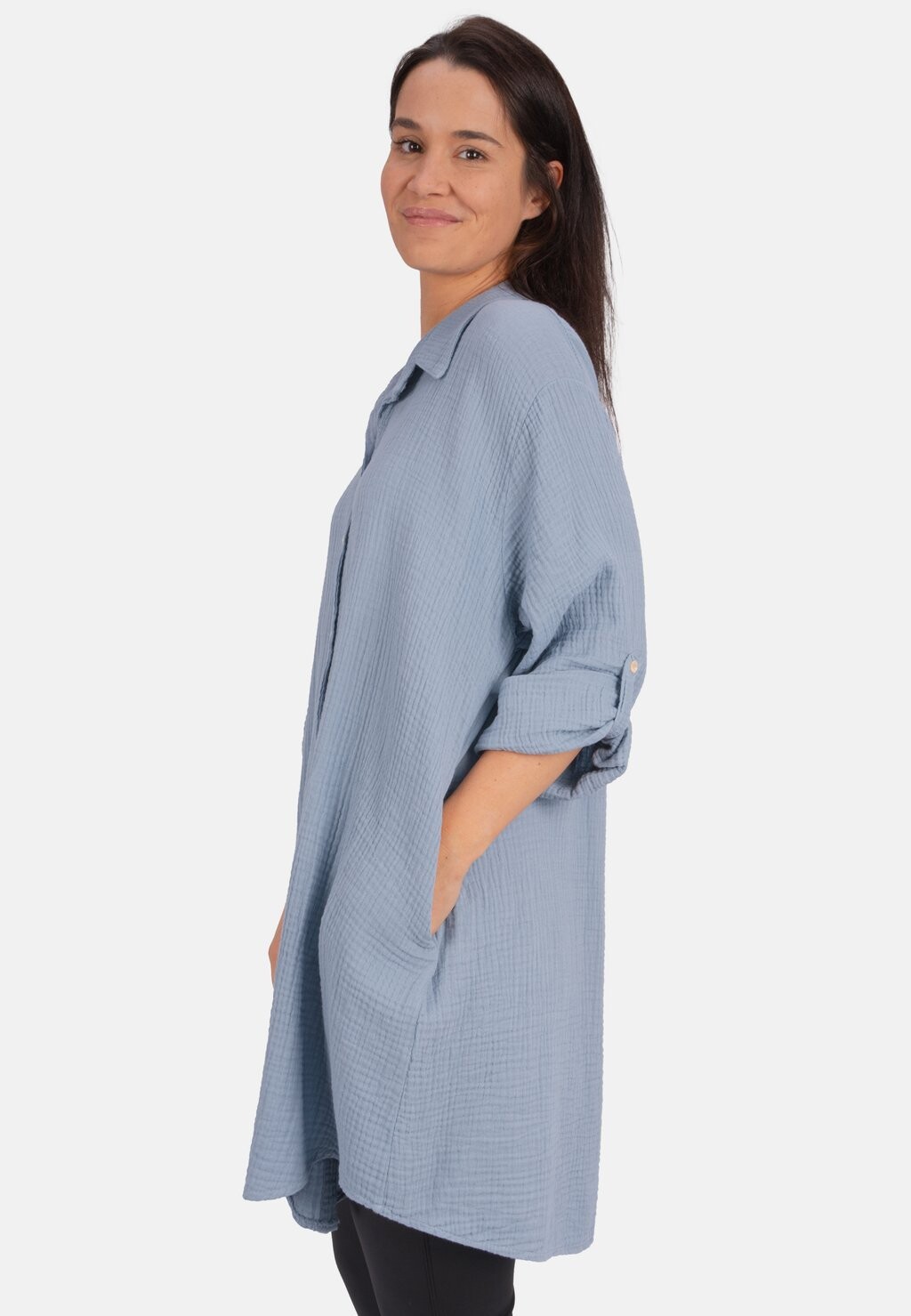 Рубашка-блузка JESSY MUSSELIN OVERSIZED Seasons of April, сине-серый
Рубашка-блузка JESSY MUSSELIN OVERSIZED Seasons of April, сине-серый