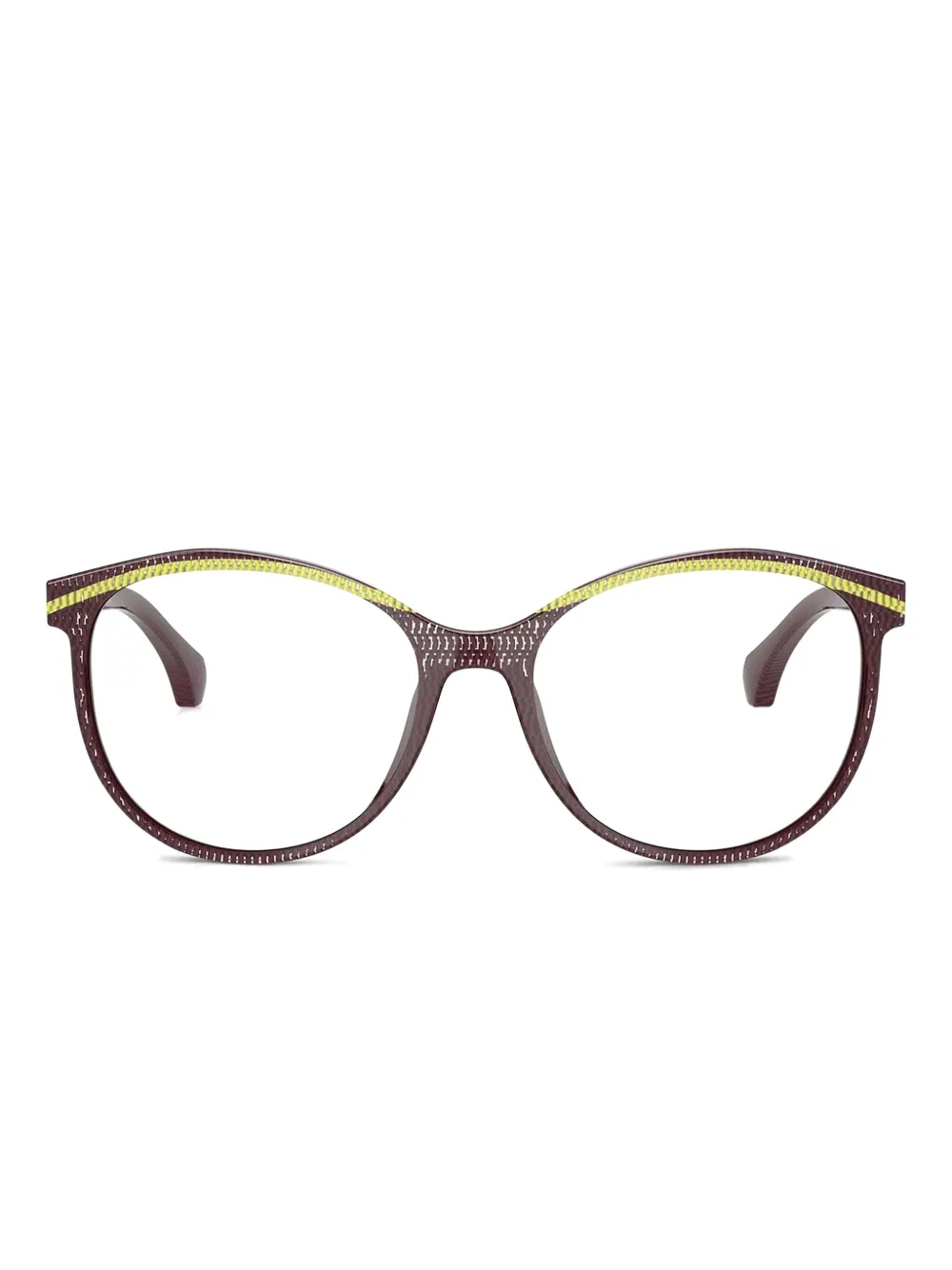 Очки с контрастными полосками Alain Mikli, бордовый
Очки с контрастными полосками Alain Mikli, бордовый