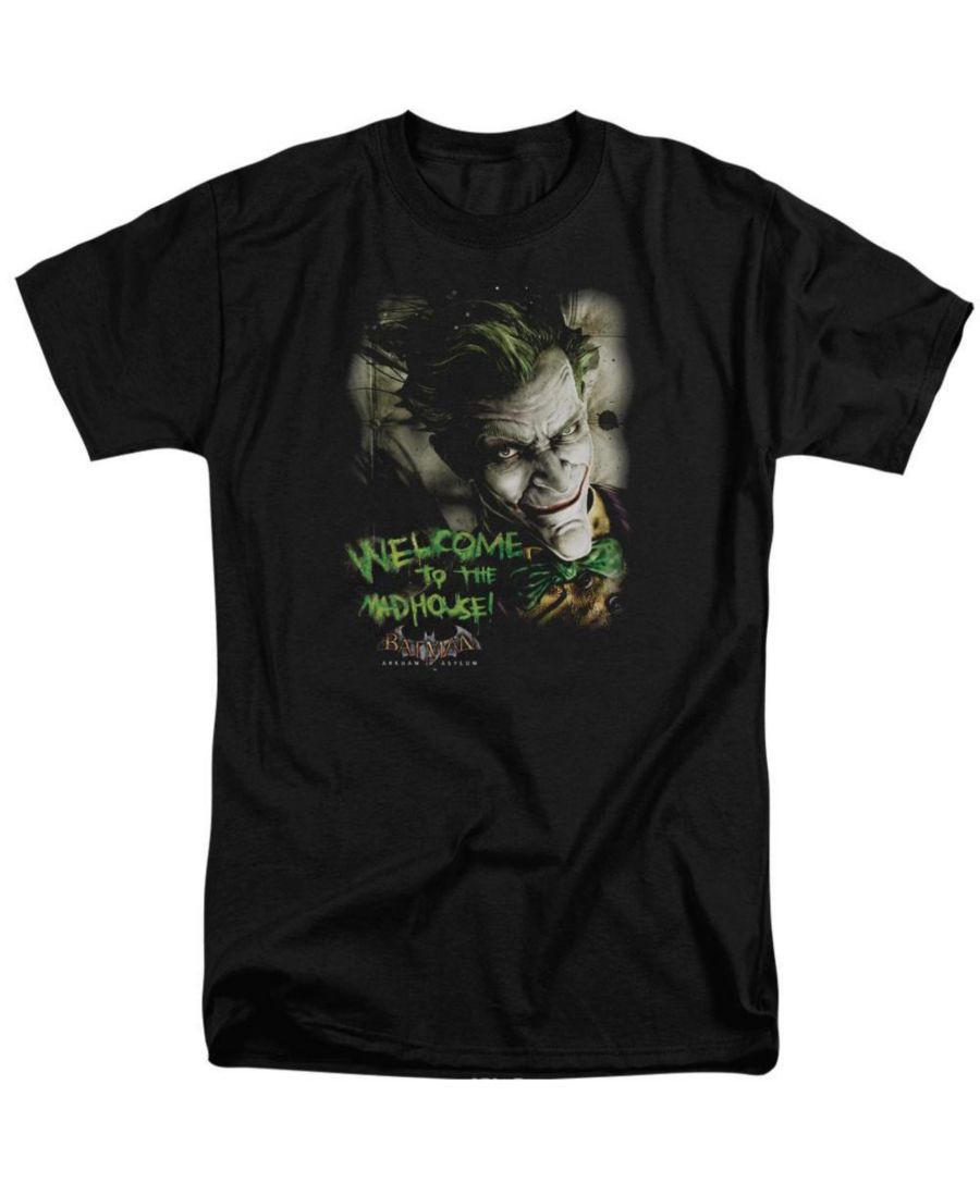 Мужская футболка с коротким рукавом "Arkham Asylum Welcome To The Madhouse" для взрослых Batman, Black, Черный, Мужская футболка с коротким рукавом "Arkham Asylum Welcome To The Madhouse" для взрослых Batman, Black
Мужская футболка с коротким рукавом "Arkham Asylum Welcome To The Madhouse" для взрослых Batman, Black, Черный, Мужская футболка с коротким рукавом "Arkham Asylum Welcome To The Madhouse" для взрослых Batman, Black