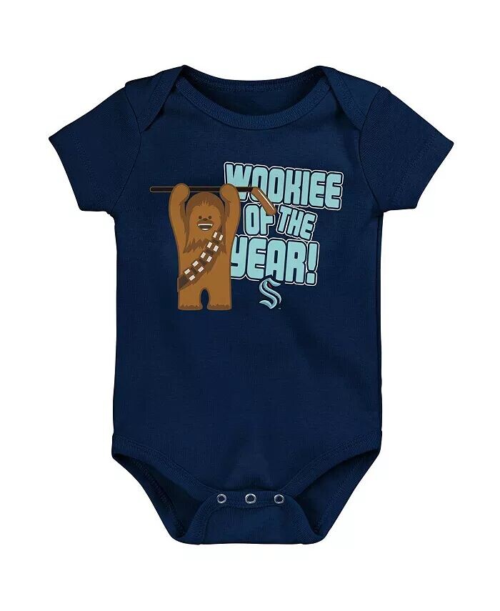 Боди для мальчиков и девочек Deep Sea Blue Seattle Kraken Star Wars Wookie of the Year Outerstuff
Боди для мальчиков и девочек Deep Sea Blue Seattle Kraken Star Wars Wookie of the Year Outerstuff