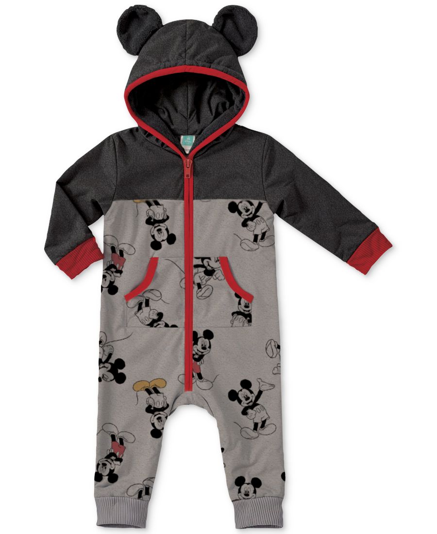 Детский флисовый комбинезон с капюшоном в виде Микки Мауса для мальчиков Disney, Dark Gray
Детский флисовый комбинезон с капюшоном в виде Микки Мауса для мальчиков Disney, Dark Gray