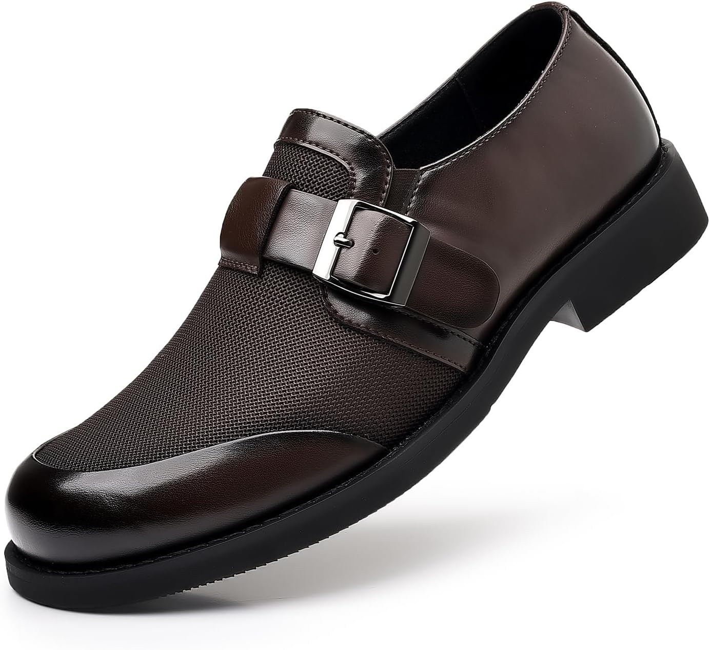 Мужские модные деловые туфли в британском стиле, кожаные рабочие туфли из дышащей сетки с полированной кожей, без шнурков, подходят для офиса, свадьбы, вечеринки, городского стиля Lhyxu, коричневый
Мужские модные деловые туфли в британском стиле, кожаные рабочие туфли из дышащей сетки с полированной кожей, без шнурков, подходят для офиса, свадьбы, вечеринки, городского стиля Lhyxu, коричневый
