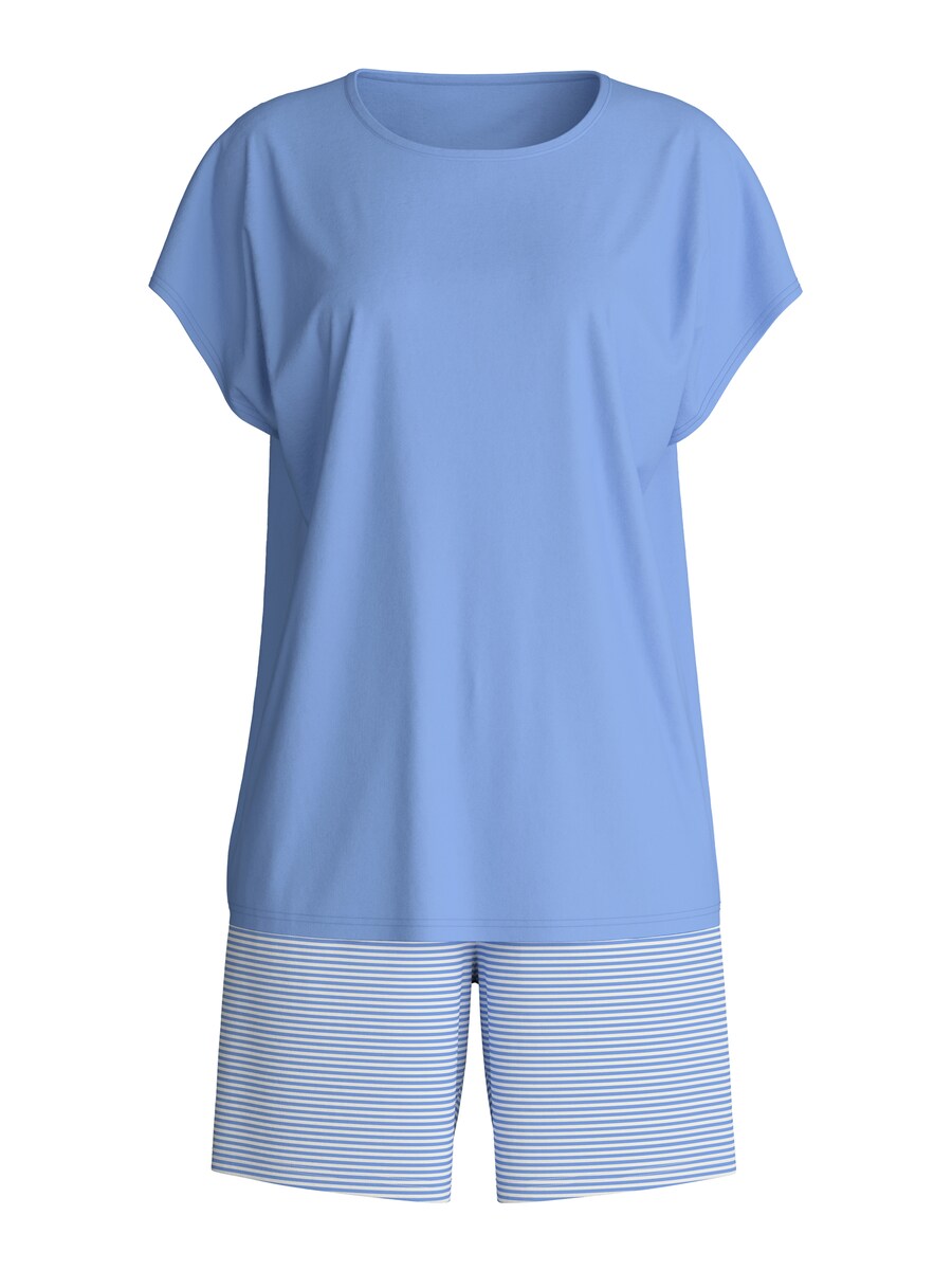 Короткий пижамный комплект CALIDA, светло-голубой
Короткий пижамный комплект CALIDA, светло-голубой