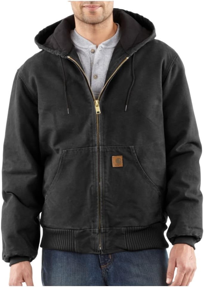 Мужская стеганая куртка Carhartt Sandstone Active для больших размеров с фланелевой подкладкой, Black
Мужская стеганая куртка Carhartt Sandstone Active для больших размеров с фланелевой подкладкой, Black