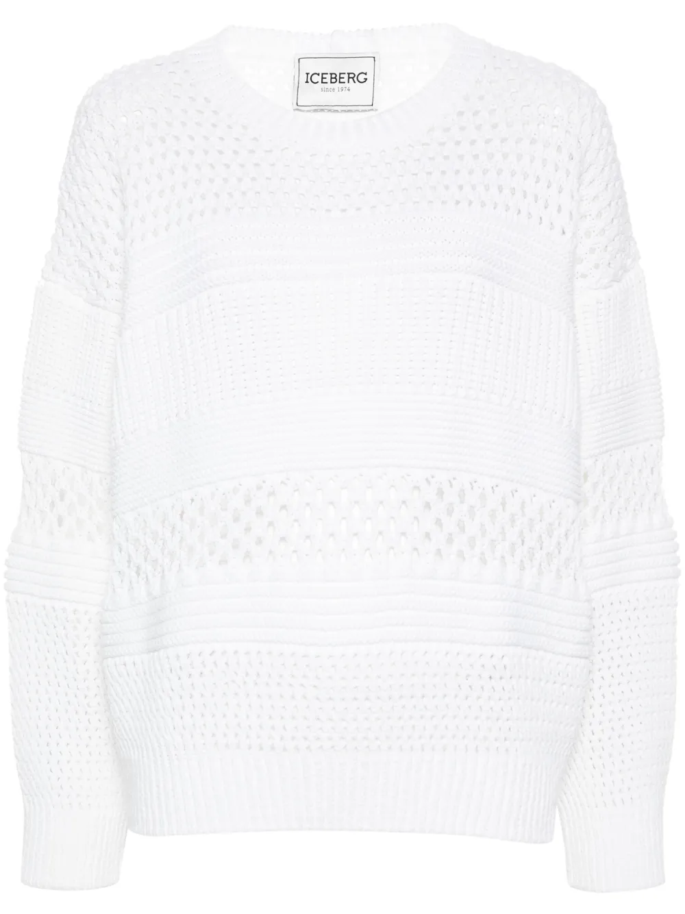Джемпер крупной вязки Iceberg, белый
Джемпер крупной вязки Iceberg, белый