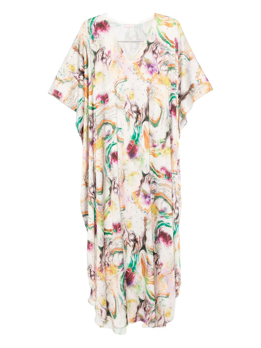 Платье-кафтан с мраморным принтом Dolci Follie, зеленый
Платье-кафтан с мраморным принтом Dolci Follie, зеленый