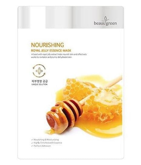 Питательная маска для лица Royal Jelly 23г BeauuGreen, Nourishing Royal Jelly Essence Mask
Питательная маска для лица Royal Jelly 23г BeauuGreen, Nourishing Royal Jelly Essence Mask