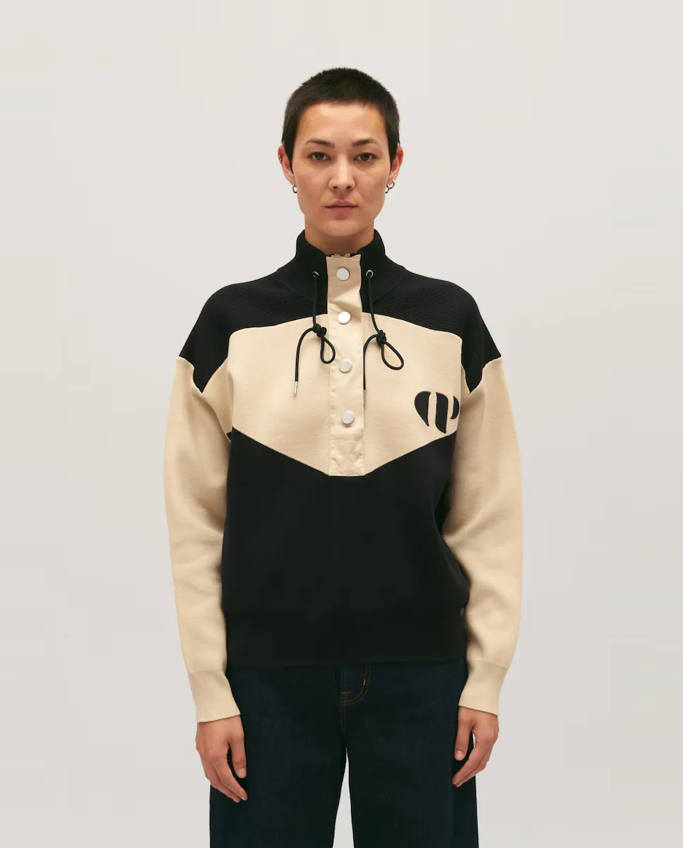 Женская толстовка с контрастными аппликациями Claudie Pierlot, цвет Natural
Женская толстовка с контрастными аппликациями Claudie Pierlot, цвет Natural