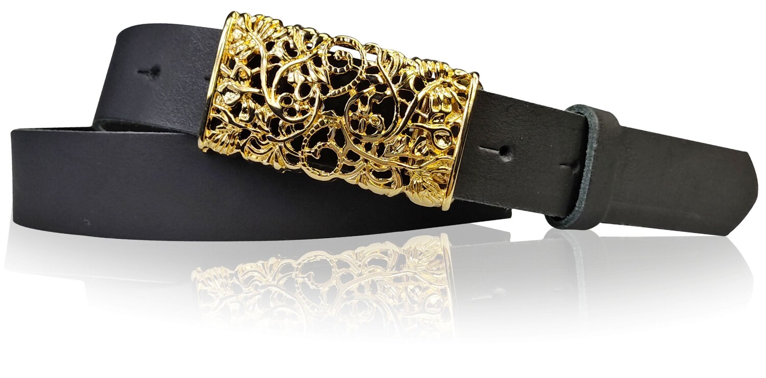 Кожаный ремень FRONHOFER, черный
Кожаный ремень FRONHOFER, черный