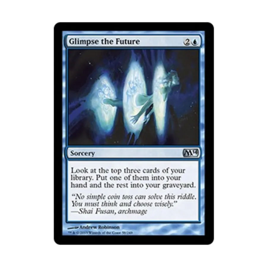 CCG Взгляд в будущее (U), MTG - Magic 2014
CCG Взгляд в будущее (U), MTG - Magic 2014