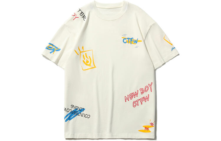 Футболка CF Tracing мужская молочно-белая Lining, слоновая кость 
Футболка CF Tracing мужская молочно-белая Lining, слоновая кость