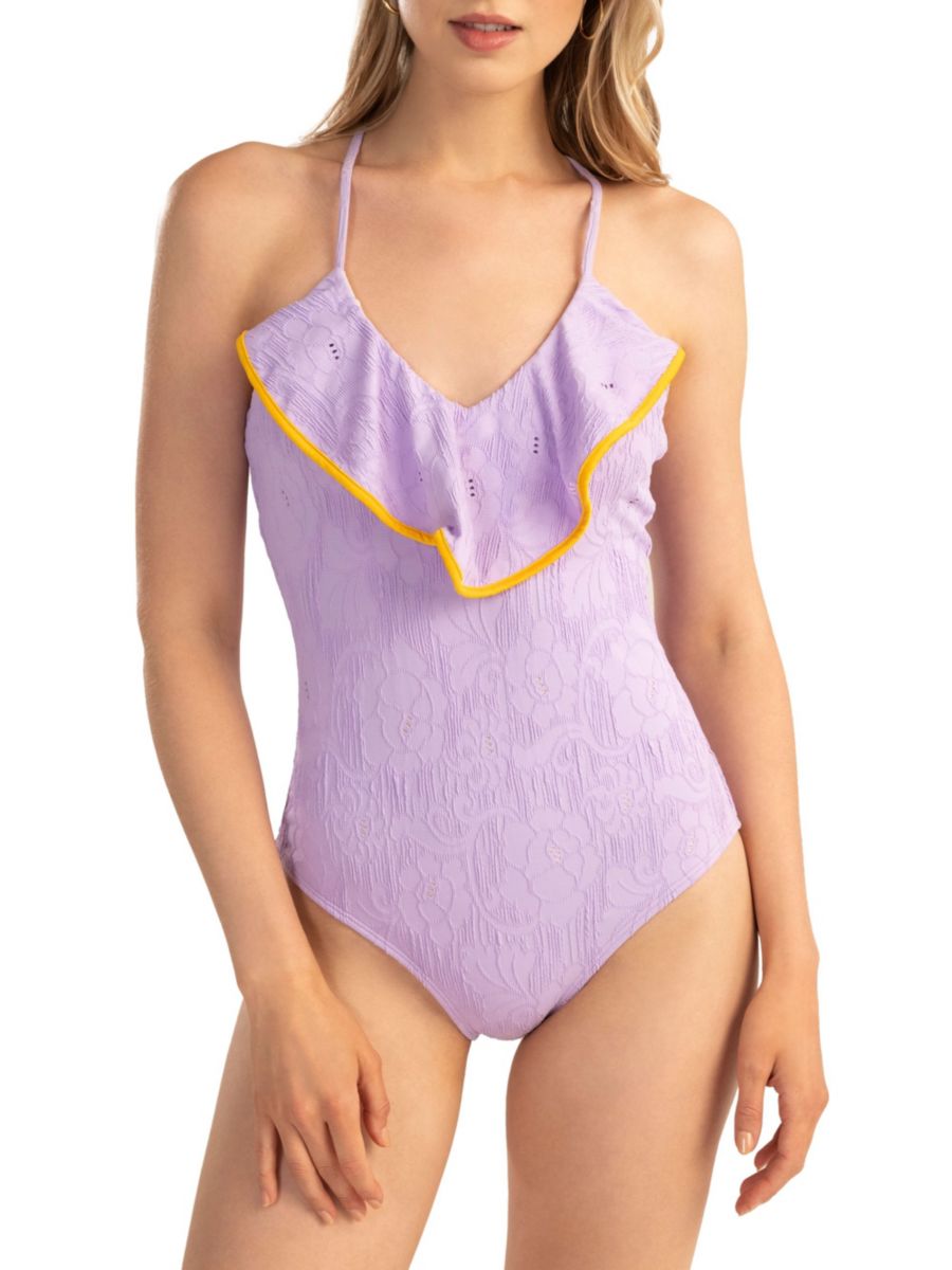 Слитный купальник с цветочным принтом и воланами Shoshanna, цвет Lilac
Слитный купальник с цветочным принтом и воланами Shoshanna, цвет Lilac