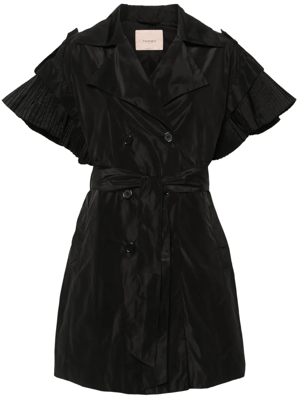 Двубортный жилет с поясом Twinset, черный
Двубортный жилет с поясом Twinset, черный